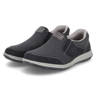 Rieker Slipper  Schwarz - Gr. 42 -  Textil