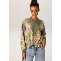 Aniston CASUAL Blouson mit farbenfrohen Blumendruck