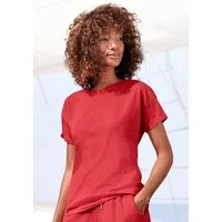 H.I.S T-Shirt mit Ärmelaufschlag, im maritimen Stil, Loungewear