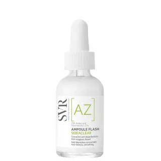 SVR Sebiaclear Ampulle Flash 15% Azelainsäure Serum 30ml für klare Haut