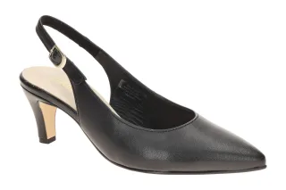 Gabor Sling Pumps 81.590.27 Schwarz Echtleder Trichterabsatz 5,5cm
