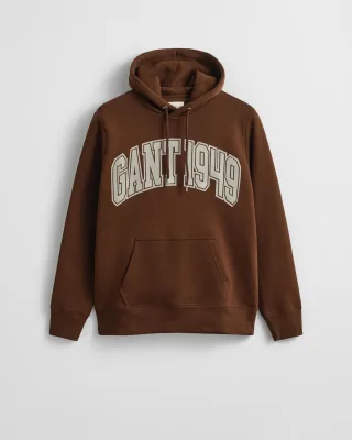 GANT - Graphic Hoodie mahogany brown - Gr. - XXL