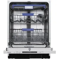 homeX vollintegrierbarer Geschirrspüler DWFI601442A, 10 l, 14 Maßgedecke, Einbau Spülmaschine vollintegriert 60 cm, 8 Programme, AquaStop, 42 dB