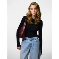 pieces Rundhalspullover PCMIRA NEW LS O-NECK KNIT NOOS BC Viskosemischung