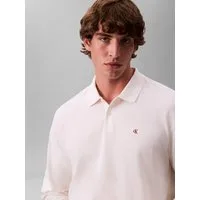 Calvin Klein Jeans Langarm-Poloshirt Regular fit mit Rundhalsausschnitt