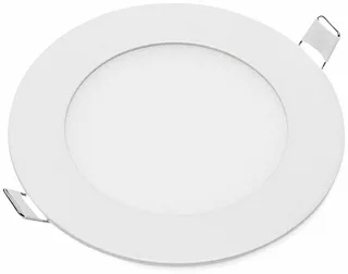OPTONICA LED-Einbauleuchte 2601, 6 W, 440 lm, 6000K,rund, 95 RA, weiß