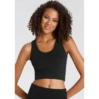 LASCANA ACTIVE Sporttop Crop-Top mit breiten Trägern