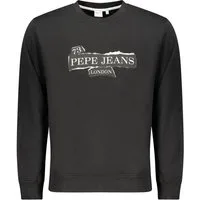 Pepe Jeans Sweatshirt Herren Sweatshirt Schwarz - Nachhaltig, Langarm