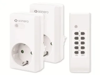 SONERO Funksteckdosen-Set S-RCS202, Indoor