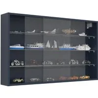 VCM Hängevitrine Wandvitrine Drivalo mit Schiebetüren und Glasvitrine hängend, Modern und platzsparend