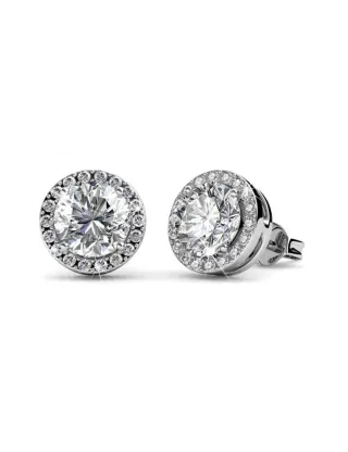 Sophia Ohrringe - Silber und Kristall