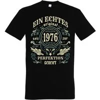 Youth Designz Print-Shirt Herren T-shirt Vintage 1976 Print Geburtstag Geschenk 70er/80er Jahre mit modischen Aufdruck für Männer