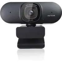 Athlix 4K Webcam USB-Webkamera 1080P 60FPS KI-Geräuschunterdrückung Webcam (1080P, 4K UHD, 8MP Kamera, integriertes Mikrofon)