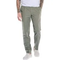 emilio adani Anzughose Herren Anzug-Hose aus Leinenmischqualität, Khaki
