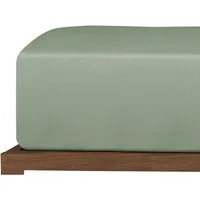 uncover by SCHIESSER Spannbettlaken New Jersey aus 100% Baumwolle, Jersey, Gummizug: rundum, (1 Stück), Made in Green