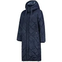 SUBLEVEL Steppjacke Damen Mantel mit Kapuze lange Winter Jacke Parka Stehkragen, Kapuze, flauschig, kuschelig, warm, Outdoor, Mantel