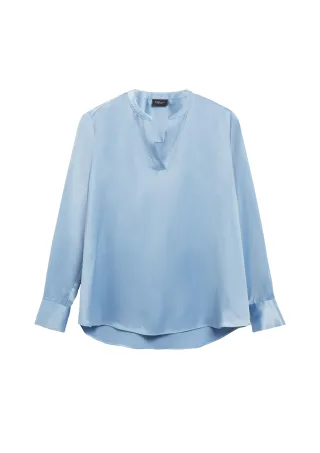 s.Oliver BLACK LABEL - Bluse blau - Gr. - 34