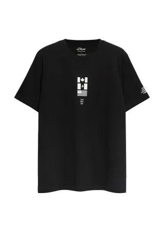 s.Oliver - T-Shirt schwarz - Gr. - 3XL