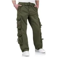 Trooper Cargohose Herren Traveler Cargo Vintage Hose Army Outdoor Pants
