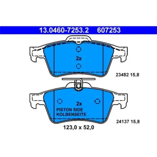 ATE Bremsbel?ge hinten Citroen C5 II Break