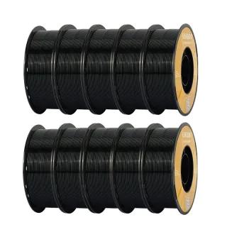 KINGROON PETG 3D Printer Filament 1.75mm 10kg Black High Strength Easy to Print Eco-Friendly No Bubbles Smooth Printing