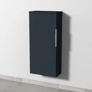 Sanipa 3way Mittelschrank mit 1 Tür, Marine-Matt, UP1701R UP1701R