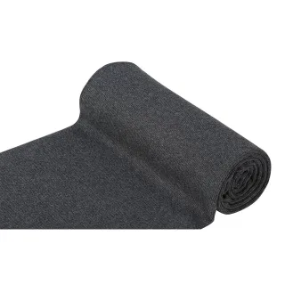 Rippen-Bündchenstoff "Comfort", anthrazit-melange