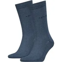 Levi's® Socken LEVIS REGULAR CUT TENCEL ORG CO (2 Paar) Feinstrick, schmales Rippenbündchen, elastisch