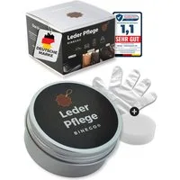Binego Lederpflege Set Leder & Kunstleder Pflegemittel Lederschaum Lederreiniger (XXL-Set, [- Hohe Wirksamkeit)