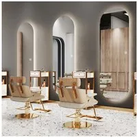 WDWRITTI Spiegel groß für Friseurladen Hotel Garderobe & Flur Schlafzimmer Wohnzimmer (Wandspiegel mit LED Beleuchtung, 1-St., 165x60, 145x60, 165x65, 150x50), 3Lichtfarben, Dimmbar, Memory-Funktion