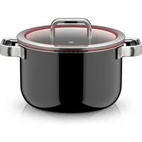 WMF Kochtopf Fusiontec Function Pro, Glas, Edelstahl (1-tlg), integrierte Siebfunktion, spülmaschinengeeignet, Made in Germany