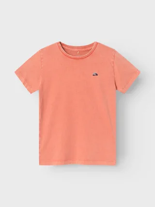 NAME IT - NKMHAMSAA SS TOP burnt sienna - Gr. - 158/164