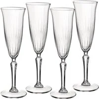 Ritzenhoff & Breker Sektglas Perpetuo, 4-tlg., Glas, 4er Set, je 210 ml