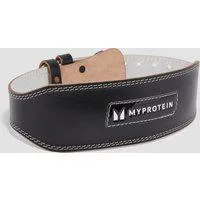 Myprotein Gewichthebergürtel aus Leder – Schwarz - Small (23-32 Inch)