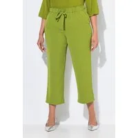 Ulla Popken Schlupfhose 7/8-Hose Bügelfalten Elastikbund
