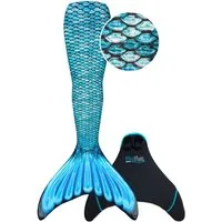 Fin Fun Monoflosse Fin Fun Meerjungfrauenflosse in Erwachsenen Größen - Tidal Teal