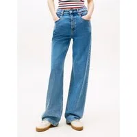 Tommy Jeans Relax-fit-Jeans MIA MR RLXD STR in blauer Waschung, mit Hammerschlaufe, Mid Rise