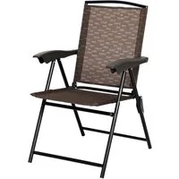 KOMFOTTEU Klappstuhl Terrassenstühle (4er Set), mit verstellbarer Rückenlehne