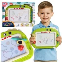 Sarcia.eu Lernspielzeug Dinosaurier Magnettafel mit Stift und Stempeln, Reiseset