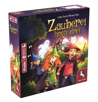 Pegasus Spiele 66013G - Zauberei hoch drei