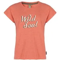 ROADSIGN australia T-Shirt Wild Touch (1, 1-tlg., 1) mit Schriftmotiv, melierte Optik, Baumwollmix, vielseitig kombinierbar
