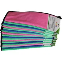 HH-Haushalt Microfaser-Tücher mit weicher Struktur 30 x 30 cm, 2er Set Reinigungstücher