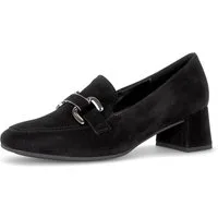 Gabor Pumps Blockabsatz, Abendschuh, Businessschuh mit edler Zierspange, Weite G
