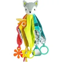 Fehn Schmusetuch DoBabyDoo, Fuchs Deluxe, mit Befestigungsring für Schnuller