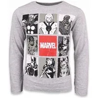 MARVEL Langarmshirt Marvel Avengers Jugend Jungen langarm Shirt Gr. 134 bis 164