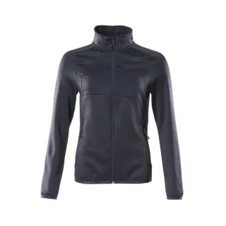 MASCOT Damen Fleecepullover mit Reißverschluss ACCELERATE Schwarzblau L - 18153-316-010-L