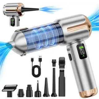 SUITU ST-6706APlus 2 in 1 Dust Blower and Vacuum Cleaner 80000 RPM Brushless Suction Powerful 100W Portable Handheld Cor