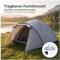 AIMAX Kuppelzelt Kuppelzelt für 3 Personen mit Vorraum wasserabweisend