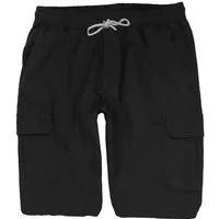 Lavecchia Cargoshorts Lavecchia Herren Cargoshorts LV-505 (Schwarz, 46-48) kurze Jogger Sweat Hose