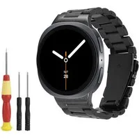 kwmobile Smartwatch-Armband Edelstahl Uhrenarmband für Samsung Galaxy Watch 8 Galaxy / Galaxy, Ersatzarmband für Smartwatch - 14 - 22 cm Innenmaße